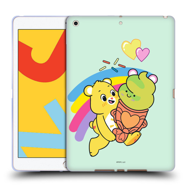 Care Bears Sweet And Savory Funshine Ice Cream Soft Gel Case for Apple iPad 10.2 2019/2020/2021