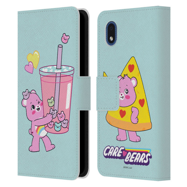 Care Bears Sweet And Savory Cheer Drink Leather Book Wallet Case Cover For Samsung Galaxy A01 Core (2020)