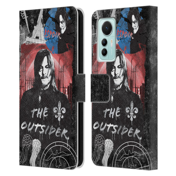 The Walking Dead: Daryl Dixon Graphics The Outsider Leather Book Wallet Case Cover For Xiaomi 12 Lite