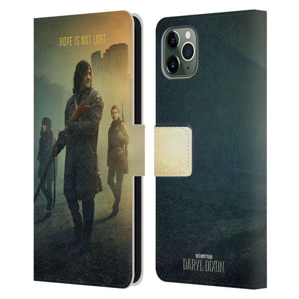 The Walking Dead: Daryl Dixon Key Art Group Leather Book Wallet Case Cover For Apple iPhone 11 Pro Max
