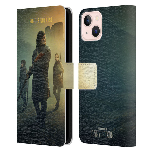The Walking Dead: Daryl Dixon Key Art Group Leather Book Wallet Case Cover For Apple iPhone 13