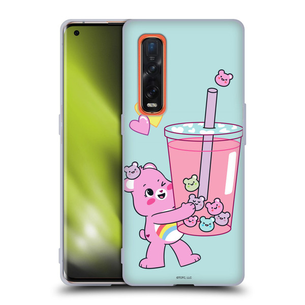 Care Bears Sweet And Savory Cheer Drink Soft Gel Case for OPPO Find X2 Pro 5G