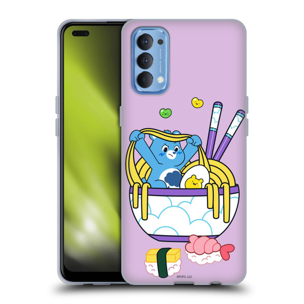 Care Bears Sweet And Savory Grumpy Ramen Sushi Soft Gel Case for OPPO Reno 4 5G