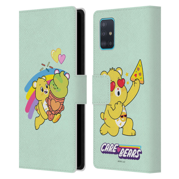 Care Bears Sweet And Savory Funshine Ice Cream Leather Book Wallet Case Cover For Samsung Galaxy A51 (2019)