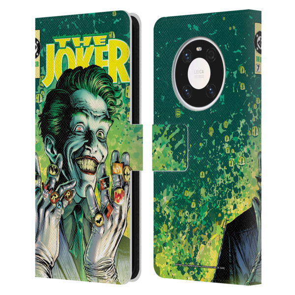 Batman DC Comics 90th Anniversary Comic Books The Joker #7 Leather Book Wallet Case Cover For Huawei Mate 40 Pro 5G
