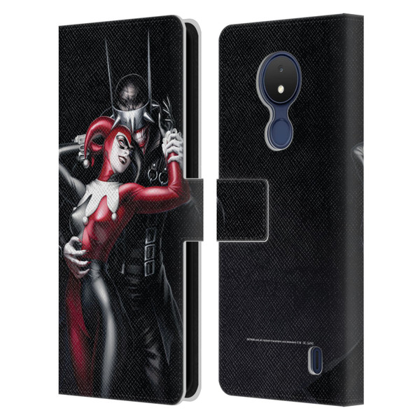 Batman DC Comics 90th Anniversary Comic Books Harley Quinn Leather Book Wallet Case Cover For Nokia C21