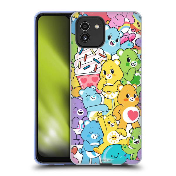 Care Bears Sweet And Savory Character Pattern Soft Gel Case for Samsung Galaxy A03 (2021)