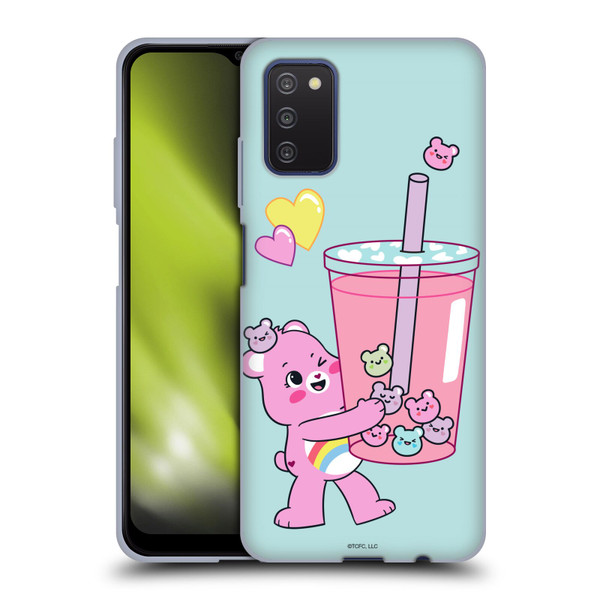Care Bears Sweet And Savory Cheer Drink Soft Gel Case for Samsung Galaxy A03s (2021)