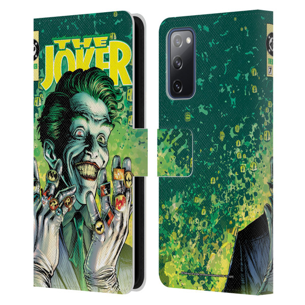 Batman DC Comics 90th Anniversary Comic Books The Joker #7 Leather Book Wallet Case Cover For Samsung Galaxy S20 FE / 5G
