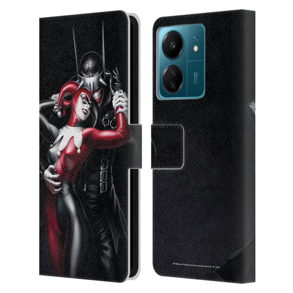 Batman DC Comics 90th Anniversary Comic Books Harley Quinn Leather Book Wallet Case Cover For Xiaomi Redmi 13C 4G