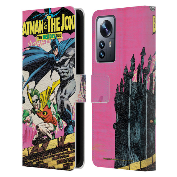 Batman DC Comics 90th Anniversary Comic Books Batman And Joker Leather Book Wallet Case Cover For Xiaomi 12 Pro