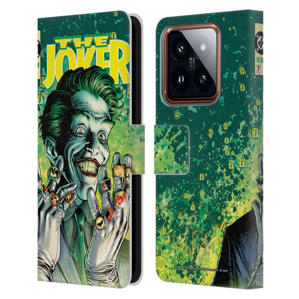 Batman DC Comics 90th Anniversary Comic Books The Joker #7 Leather Book Wallet Case Cover For Xiaomi 14