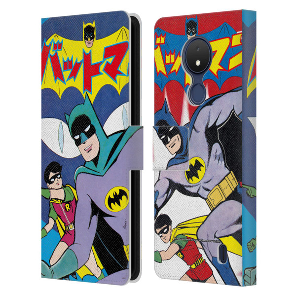 Batman DC Comics Bat-Manga! Comic Book Cover Leather Book Wallet Case Cover For Nokia C21