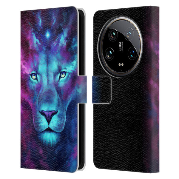 Jonas "JoJoesArt" Jödicke Big Cats Firstborn Leather Book Wallet Case Cover For Xiaomi 14 Ultra