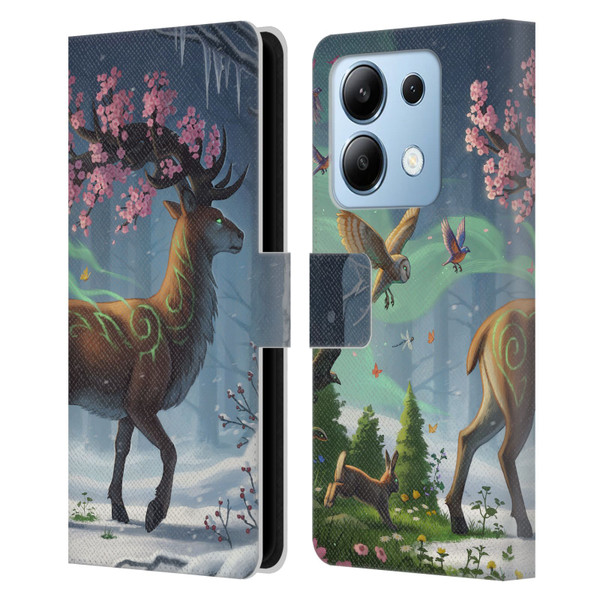 Jonas "JoJoesArt" Jödicke Fantasy Forest Springbringer Leather Book Wallet Case Cover For Xiaomi Redmi Note 13/13 Pro 5G