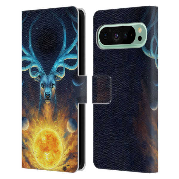 Jonas "JoJoesArt" Jödicke Wildlife 2 Celestial Leather Book Wallet Case Cover For Google Pixel 9 Pro XL