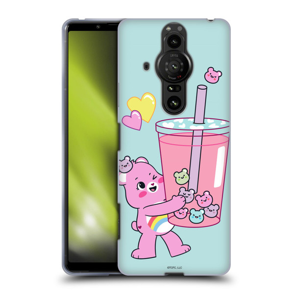 Care Bears Sweet And Savory Cheer Drink Soft Gel Case for Sony Xperia Pro-I