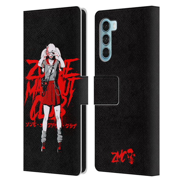 Zombie Makeout Club Graphics Uniform Leather Book Wallet Case Cover For Motorola Edge S30 / Moto G200 5G