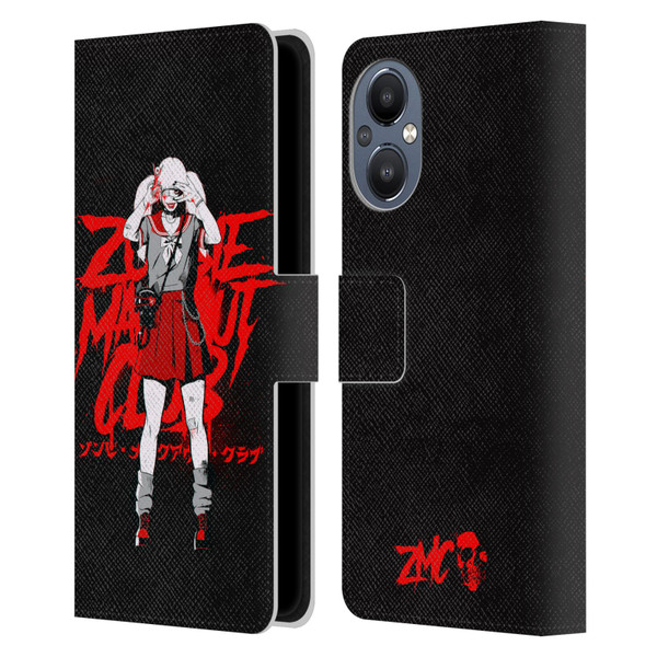 Zombie Makeout Club Graphics Uniform Leather Book Wallet Case Cover For OnePlus Nord N20 5G