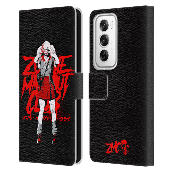 Zombie Makeout Club Graphics Uniform Leather Book Wallet Case Cover For OPPO Reno12 Pro 5G