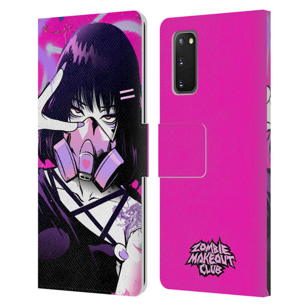 Zombie Makeout Club Graphics Facepiece Leather Book Wallet Case Cover For Samsung Galaxy S20 / S20 5G