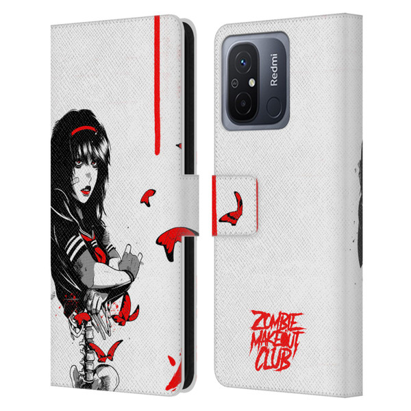 Zombie Makeout Club Graphics Butterflies Leather Book Wallet Case Cover For Xiaomi Redmi 12C