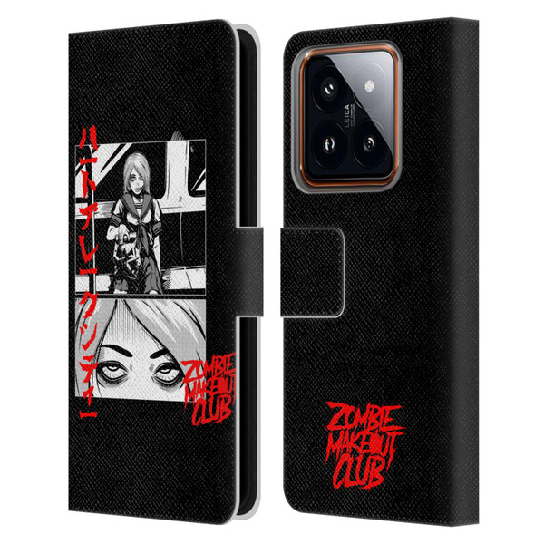 Zombie Makeout Club Graphics Comic Strip Leather Book Wallet Case Cover For Xiaomi 14