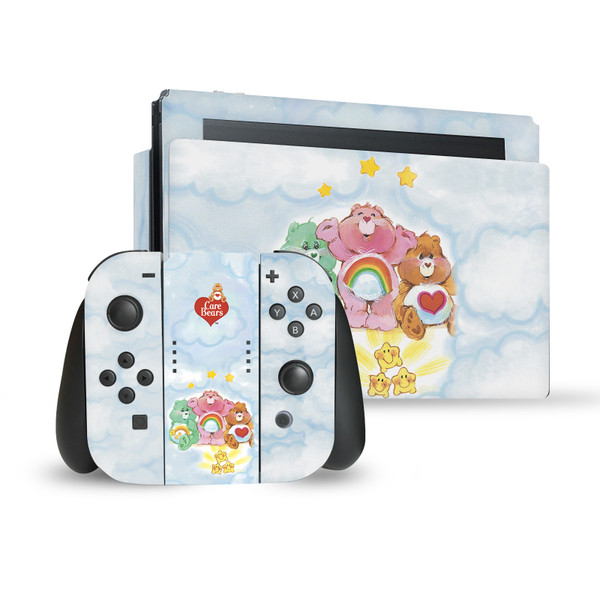 Care Bears Classic Group Vinyl Sticker Skin Decal Cover for Nintendo Switch Bundle