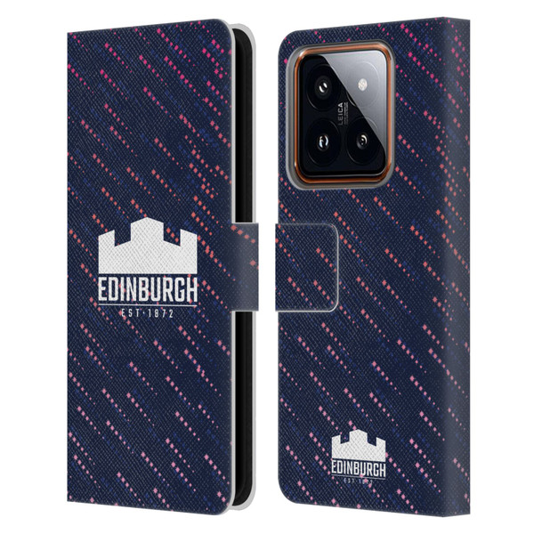 Edinburgh Rugby 2024/25 Crest Kit Training Leather Book Wallet Case Cover For Xiaomi 14