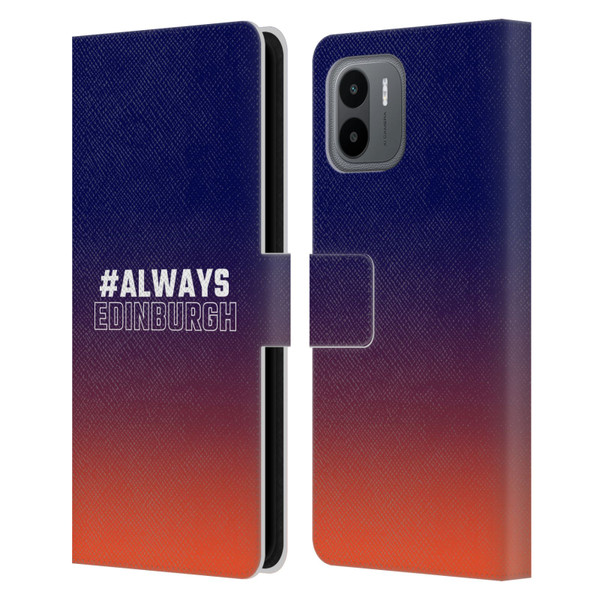 Edinburgh Rugby Logo 2 Gradient Edinburgh Leather Book Wallet Case Cover For Xiaomi Redmi A2