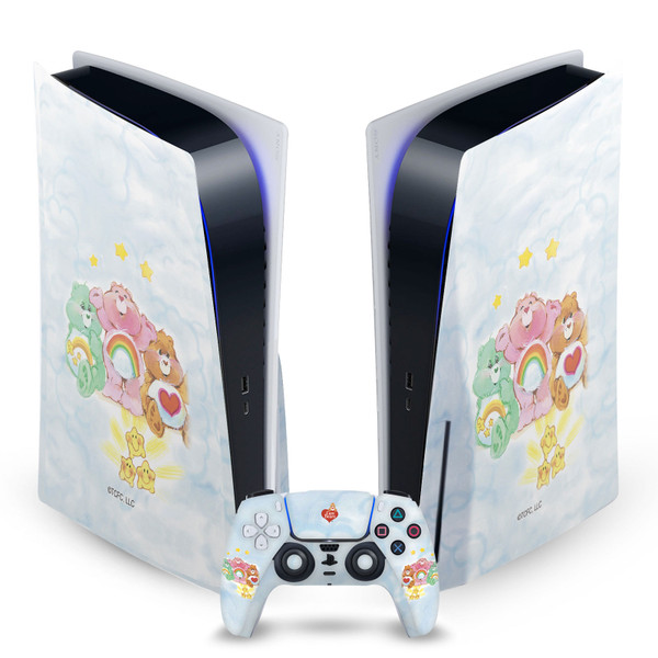 Care Bears Classic Group Vinyl Sticker Skin Decal Cover for Sony PS5 Disc Edition Bundle