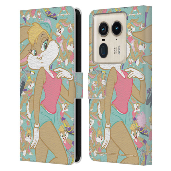 Looney Tunes Graphics and Characters Lola Bunny Leather Book Wallet Case Cover For Motorola Edge 50 Ultra/X50 Ultra