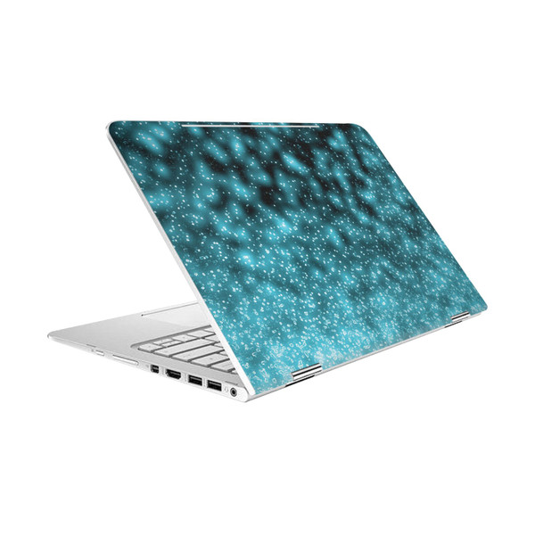 Monika Strigel Magic Lights Black Aqua Vinyl Sticker Skin Decal Cover for HP Spectre Pro X360 G2