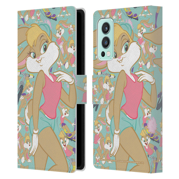 Looney Tunes Graphics and Characters Lola Bunny Leather Book Wallet Case Cover For OnePlus Nord 2 5G