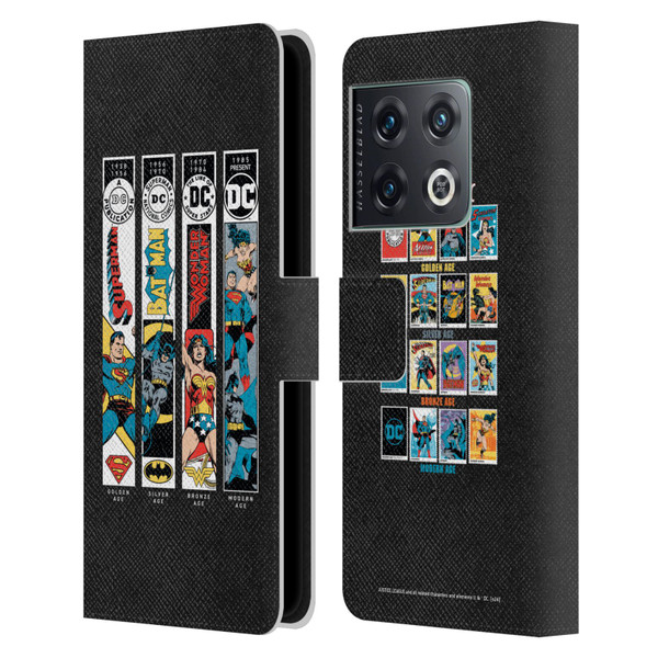 Justice League DC Comics 90th Anniversary Trinity Leather Book Wallet Case Cover For OnePlus 10 Pro