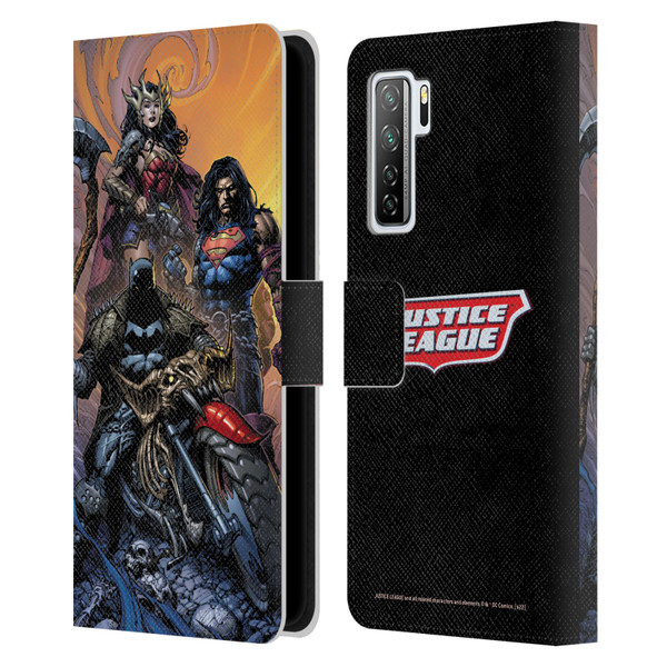 Justice League DC Comics Comic Book Covers Dark Knights Metal #1 Leather Book Wallet Case Cover For Huawei Nova 7 SE/P40 Lite 5G