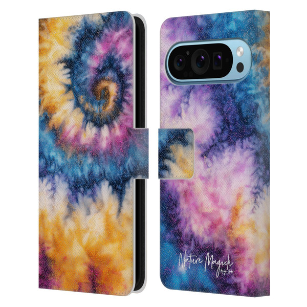 Nature Magick Color Tints Dramatic Leather Book Wallet Case Cover For Google Pixel 9 / Pixel 9 Pro