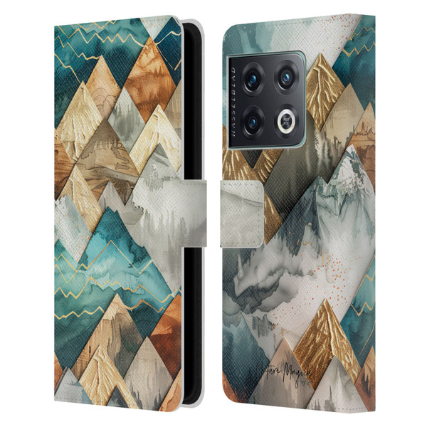 Nature Magick Fascinating Hills Decorative Leather Book Wallet Case Cover For OnePlus 10 Pro