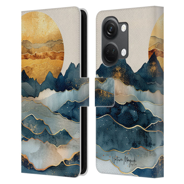 Nature Magick Fascinating Hills Under The Moon Leather Book Wallet Case Cover For OnePlus Nord 3 5G