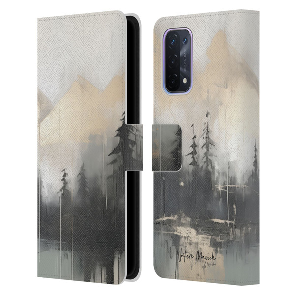 Nature Magick Fascinating Hills Emotions Leather Book Wallet Case Cover For OPPO A54 5G