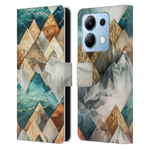 Nature Magick Fascinating Hills Decorative Leather Book Wallet Case Cover For Xiaomi Redmi Note 13/13 Pro 5G