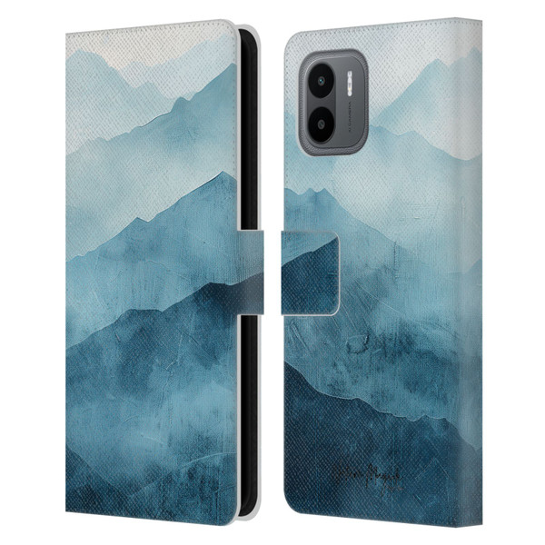 Nature Magick Fascinating Hills Blue Range Leather Book Wallet Case Cover For Xiaomi Redmi A2
