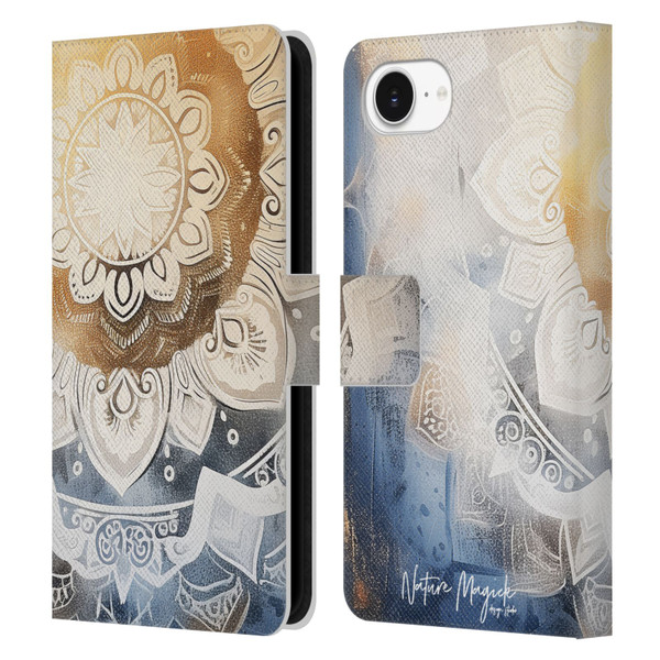 Nature Magick Lush Ring Healing Leather Book Wallet Case Cover For Apple iPhone 16e