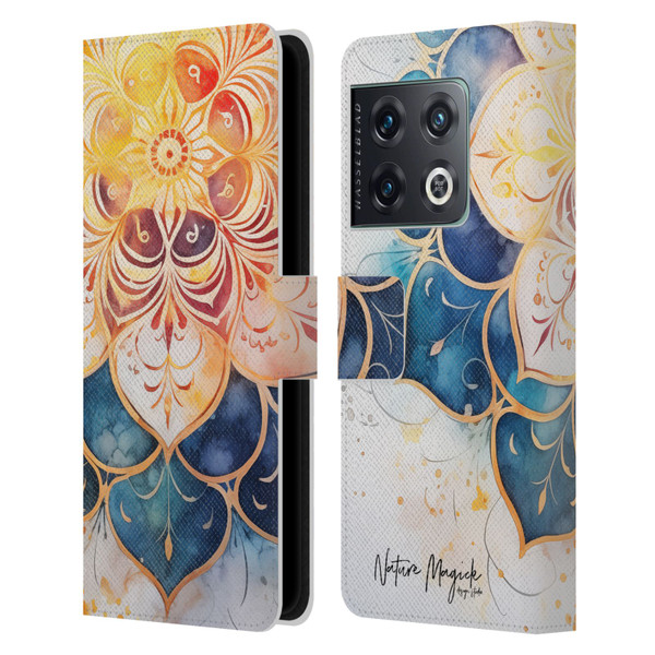 Nature Magick Lush Ring Wealth Leather Book Wallet Case Cover For OnePlus 10 Pro