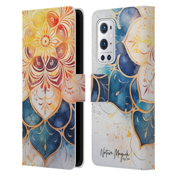 Nature Magick Lush Ring Wealth Leather Book Wallet Case Cover For OnePlus 9 Pro