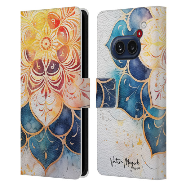 Nature Magick Lush Ring Wealth Leather Book Wallet Case Cover For Nothing Phone (2a)
