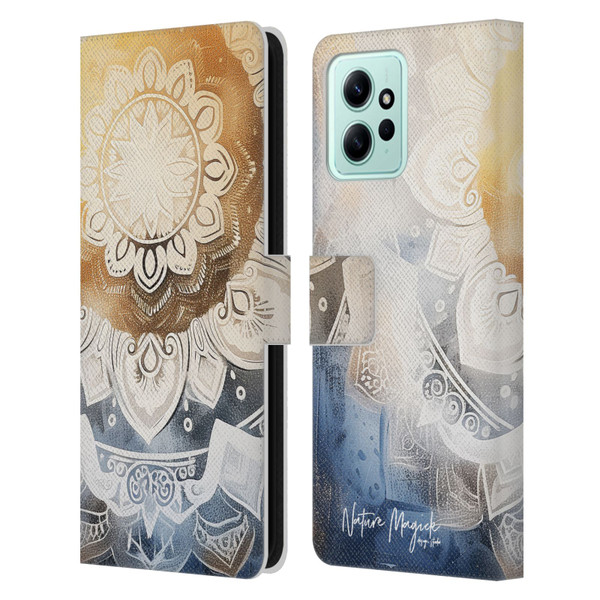 Nature Magick Lush Ring Healing Leather Book Wallet Case Cover For Xiaomi Redmi 12