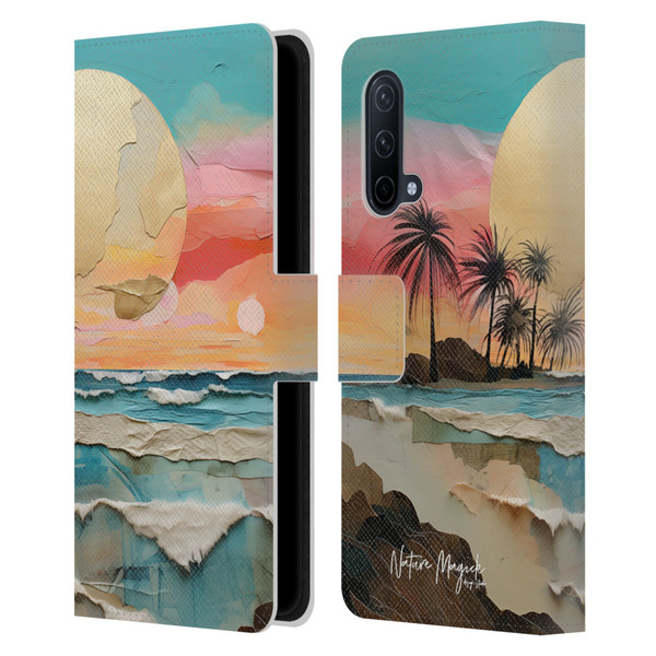 Nature Magick Various Collection Moon Tides Leather Book Wallet Case Cover For OnePlus Nord CE 5G