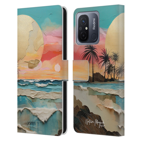 Nature Magick Various Collection Moon Tides Leather Book Wallet Case Cover For Xiaomi Redmi 12C