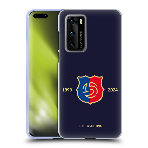 FC Barcelona 125th Anniversary Logo Stack Soft Gel Case for Huawei P40 5G